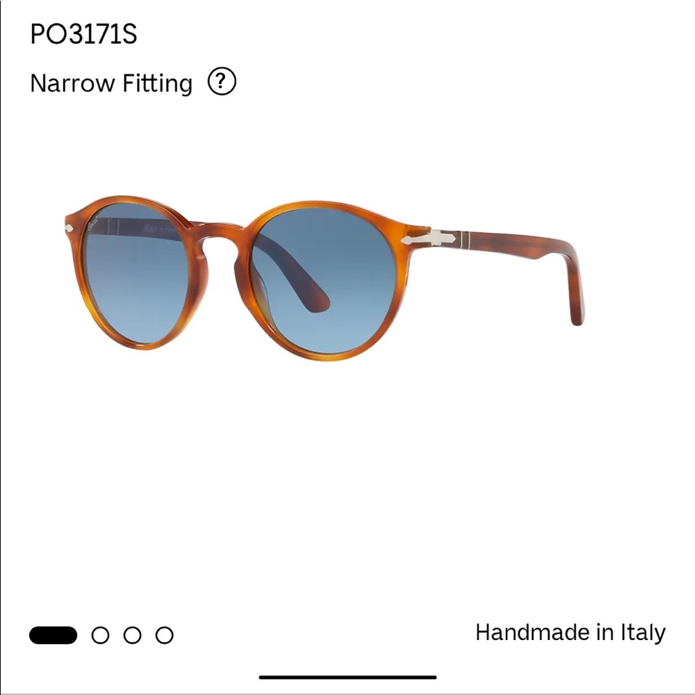 Persol sunglasses PO3171S in Terra di Siena with Blue Gradient